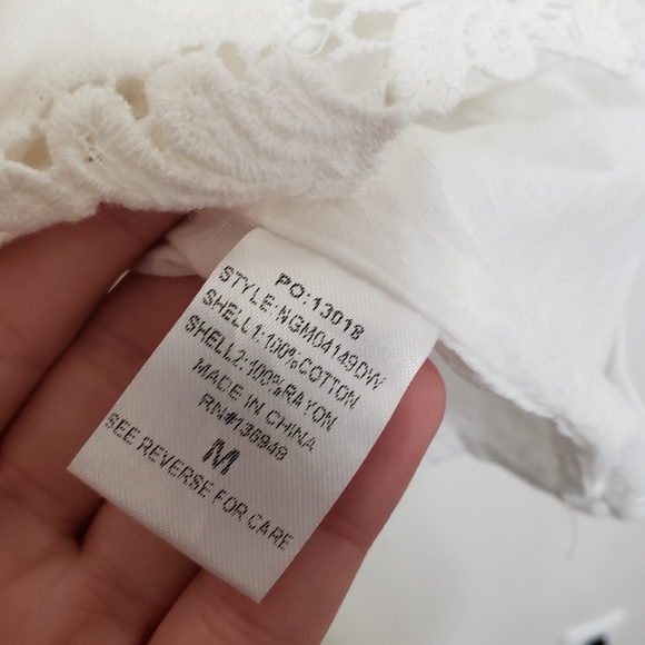 Nasty Gal cotton embroidered hem mini dress - Picture 2 of 4